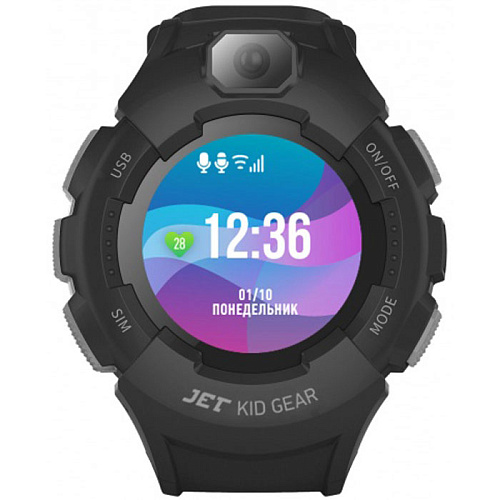 Умные часы Jet Kid GEAR Grey+Black