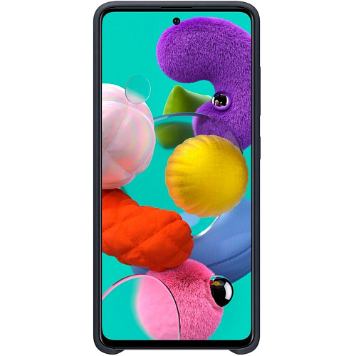 Чехол для Samsung Galaxy A51 SM-A515 Silicone Cover чёрный