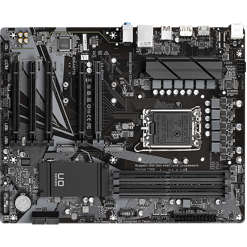 Материнская плата Gigabyte B660 DS3H DDR4 B660 Socket-1700 4xDDR4, 4xSATA3, RAID, 2xM.2, 5xPCI-E16x, 1xUSB3.2, 1xUSB3.2 Type C, DP, HDMI, Glan, ATX