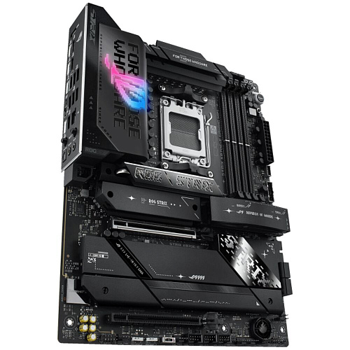 Материнская плата ASUS ROG Strix X870E-E Gaming WiFi X870E Socket AM5 4xDDR5, 4xSATA3, RAID, 5xM.2, 2xPCI-E16x, 9xUSB3.2, 4xUSB3.2 Type C, DP, HDMI, WiFi, 5Glan, ATX