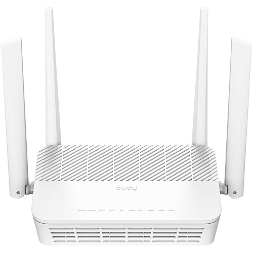 Беспроводной маршрутизатор Cudy WR3000P, Wi-Fi 802.11ax 2974Мбит/с, 2.4+5ГГц, 4xLAN, 1xWAN, USB Type-A