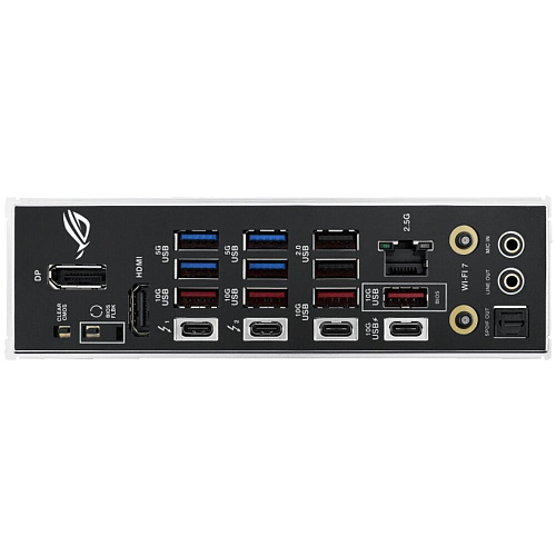 Материнская плата ASUS ROG Strix Z890-F Gaming WiFi Z890 Soc-1851 4xDDR5, 4xSATA3, RAID, 5хM.2, 2xPCI-E16x, 10xUSB3.2, 2xUSB3.2 Type C, DP, HDMI, WiFi, 2.5Glan, ATX