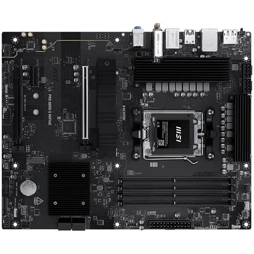 Материнская плата MSI Pro B850-S WiFi6E Socket-AM5 AMD B850 4xDDR5, 4xSATA3, RAID, 2xM.2, 2xPCI-E16x, 7xUSB3.2, 1xUSB3.2 Type C, DP, HDMI, WiFi, 2.5Glan, ATX Ret
