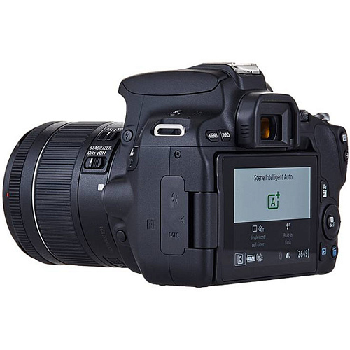 Зеркальная фотокамера Canon EOS 200D Kit 18-55 IS STM Black 