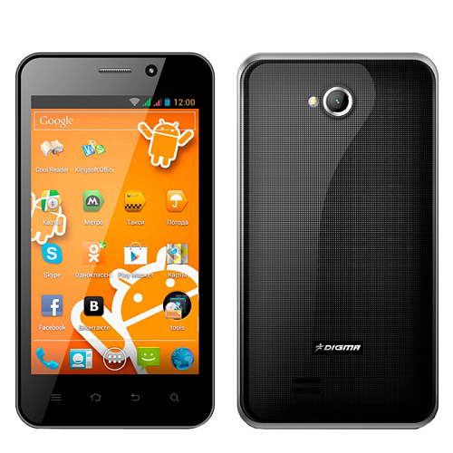 Планшет Digma IDxD 5 3G Cortex 1Ггц/1Гб/4Гб/5" 800*480/WiFi/3G/Bluetooth/Android 4.0