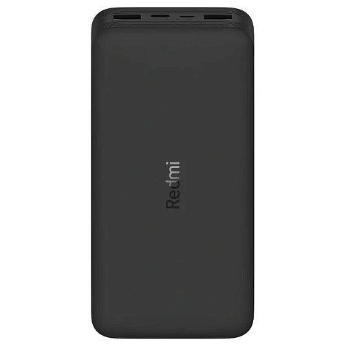 Внешний аккумулятор Xiaomi Redmi Power Bank 20000 mAh, 2xUSB, 1xType C, черный УЦЕНКА