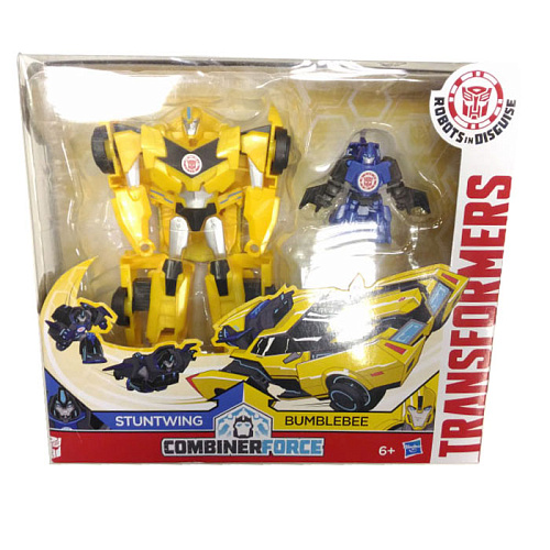 Hasbro Transformers C0653 Трансформеры роботы под прикрытием: Гирхэд-Комбайнер Станвинг и Бамблби