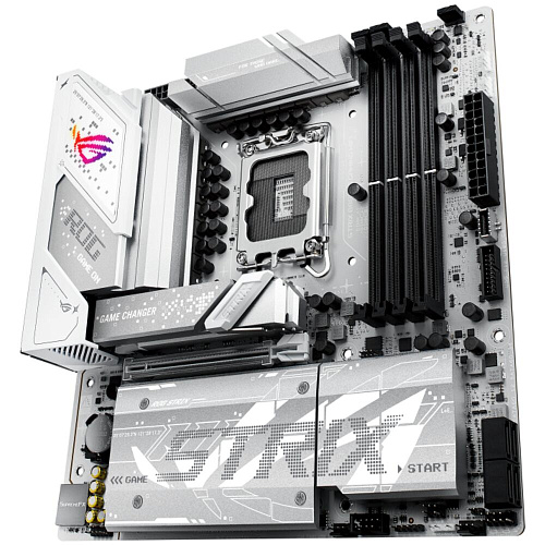 Материнская плата ASUS ROG Strix B860-G Gaming WiFi B860 Soc-1851 4xDDR5, 4xSATA3, RAID, 4хM.2, 1xPCI-E16x, 4xUSB3.2, 2xUSB3.2 Type C, DP, HDMI, WiFi, 2.5Glan,mATX