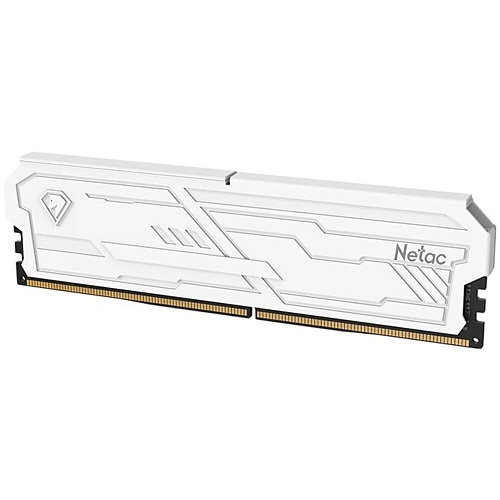 Модуль памяти DIMM 8Gb DDR4 PC25600 3200MHz Netac Shadow III (NTSHD4P32SP-08W) White
