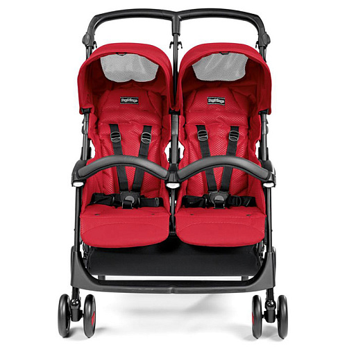 Коляска для двойни Peg-Perego Aria Shopper Twin Classico Mod Red