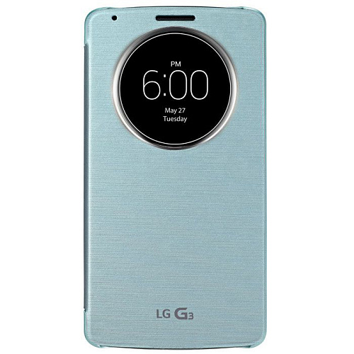 Чехол для LG D855/D856 G3 LG Quick Circle CCF-345G голубой