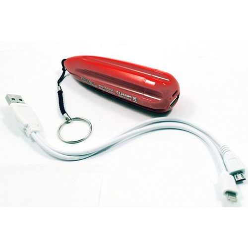 Внешний аккумулятор KS-is Raindrop KS-262Red 2200mAh красный