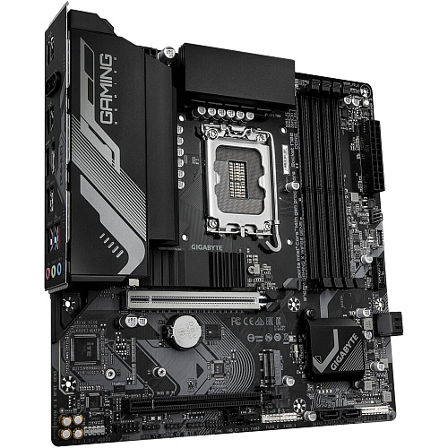 Материнская плата Gigabyte B760M Gaming X WiFi6E GEN5 B760 Socket-1700 4xDDR5, 4xSATA3, RAID, 2xM.2, 2xPCI-E16x, 4xUSB3.2, DP, HDMI, WiFi, 2.5Glan, mATX