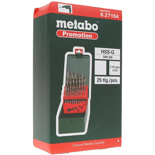 Набор сверл Metabo 627154000, 25 шт.