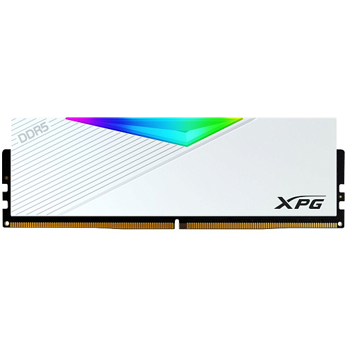 Модуль памяти DIMM 16Gb DDR5 PC48000 6000MHz ADATA Lancer Blade RGB White (AX5U6000C3016G-SLABRWH)