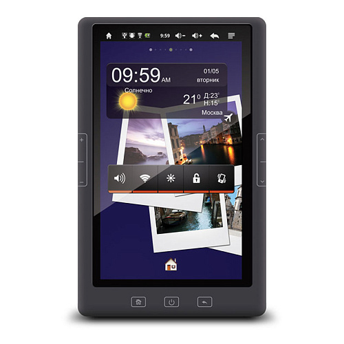 Электронная книга Digma D700 4Gb черный+ чехол