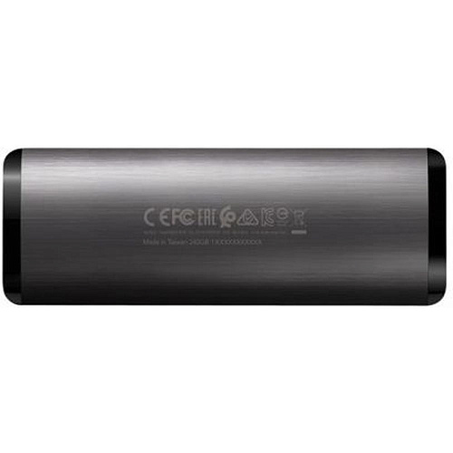 Внешний SSD-накопитель 256Gb A-DATA SE760 ASE760-256GU32G2-CTI (SSD) USB 3.1 Type C серый