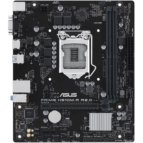 Материнская плата ASUS Prime H510M-R R2.0-SI H470 Socket-1200 2xDDR4, 4xSATA3, 1xPCI-E16x, 2xUSB3.2, D-Sub, HDMI, Glan, mATX