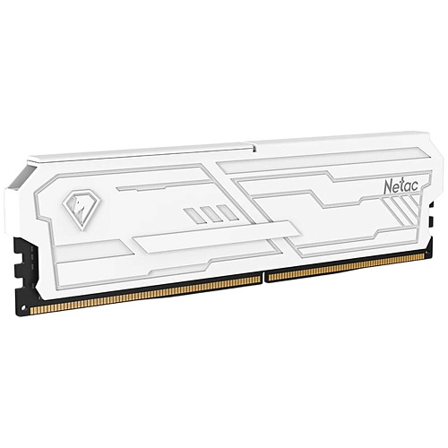 Модуль памяти DIMM 16Gb DDR4 PC25600 3200MHz Netac Shadow III White (NTSHD4P32SP-16W)