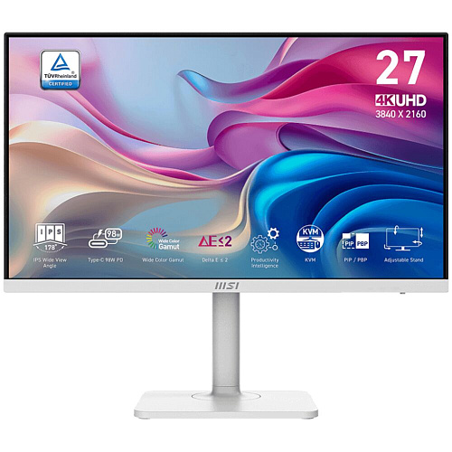 Монитор 27" MSI Modern MD272UPHW IPS 3840x2160 4ms HDMI, DisplayPort, USB Type-C