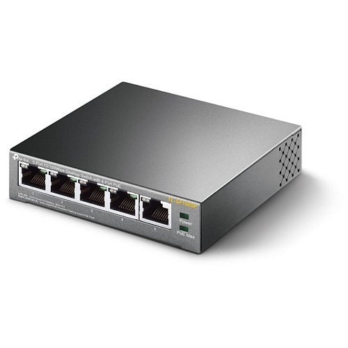 Коммутатор TP-LINK TL-SF1005P неуправляемый 5 портов 10/100Мбит/с PoE
