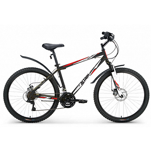 Двухколесный велосипед ALTAIR MTB HT 26 3.0 disc (17"/26"18 ск.) черный