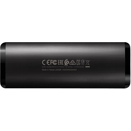 Внешний SSD-накопитель 2Tb A-DATA SE760 ASE760-2TU32G2-CBK (SSD) USB 3.1 Type C черный