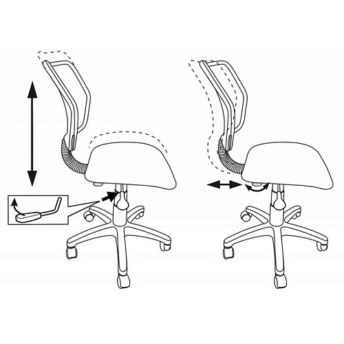 Кресло для офиса Бюрократ CH-295/15-21 спинка сетка черный сиденье черный 15-21