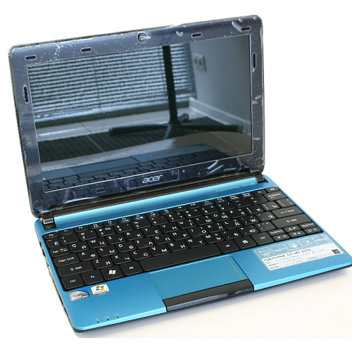 Нетбук Acer Aspire One AOD270-268bb Atom N2600/2Gb/500Gb/GMA 3600/10.1"/WF/Cam/6cell/W7ST/Blue