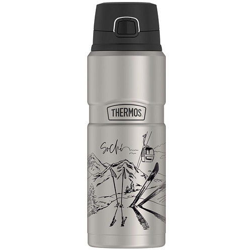 Thermos Термос SK4000 Sochi, стальной, 0,71 л.