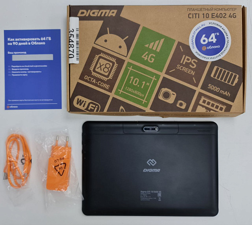 Планшет Digma CITI 10 E402 черный УЦЕНКА
