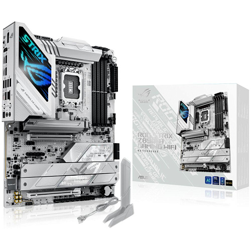 Материнская плата ASUS ROG Strix Z890-A Gaming WiFi Z890 Soc-1851 4xDDR5, 4xSATA3, RAID, 5xM.2, 2xPCI-E16x, 8xUSB3.2, 2xUSB3.2 Type C, DP, HDMI, WiFi, 2.5Glan, ATX