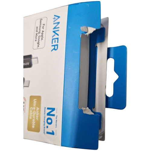 Кабель Type C - Type C 0.9m Anker Power Line 322 60W черный УЦЕНКА