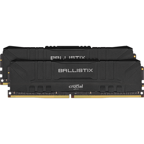Модуль памяти DIMM 16Gb 2х8Gb DDR4 PC25600 3200MHz Crucial Ballistix Black (BL2K8G32C16U4B)