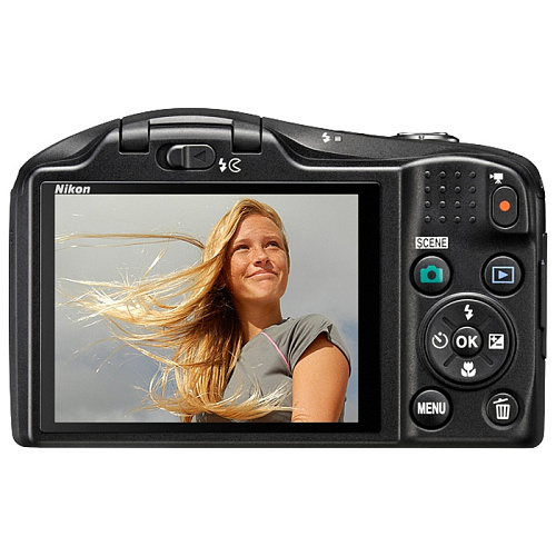 Компактная фотокамера Nikon Coolpix L620 Black