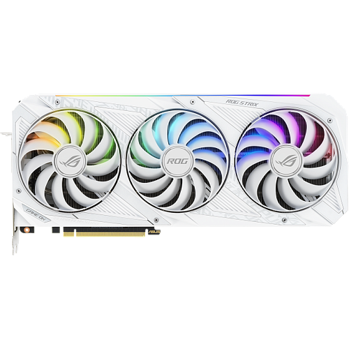 Видеокарта ASUS GeForce RTX 3090 24576Mb, Strix White OC 24G (ROG-Strix-RTX3090-O24G-White) 2xHDMI, 3xDP, Ret