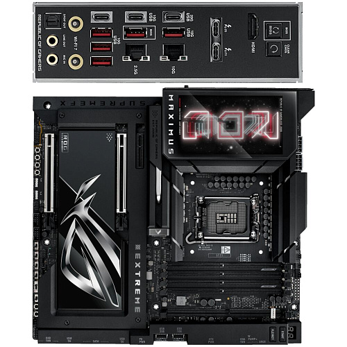 Материнская плата ASUS ROG Maximus Z890 Extreme Z890 Soc-1851 4xDDR5, 4xSATA3, RAID, 6хM.2, 3xPCI-E16x, 5xUSB3.2, 5xUSB3.2 Type C, DP, HDMI, WiFi, 2xGlan, E-ATX