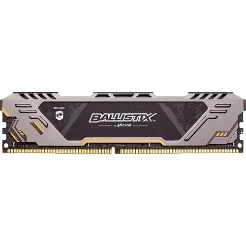 Модуль памяти DIMM 32Gb 4х8Gb DDR4 PC25600 3200MHz Crucial Ballistix Sport AT Gray (BLS4K8G4D32AESTK)