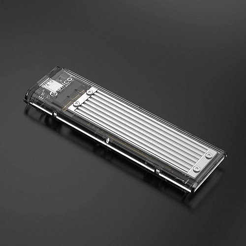 Корпус для SSD NVMe M.2 Orico TCM2-C3-SV, USB Type C Серебристый