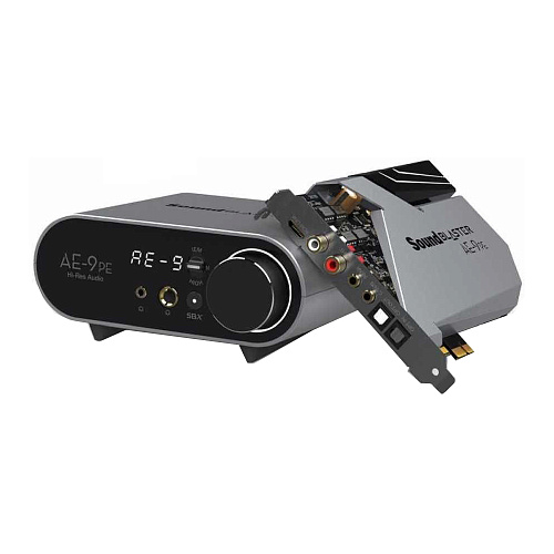 Звуковая карта Creative Sound BlasterX AE-9 PE PCI-eX w/o MIC Ret УЦЕНКА