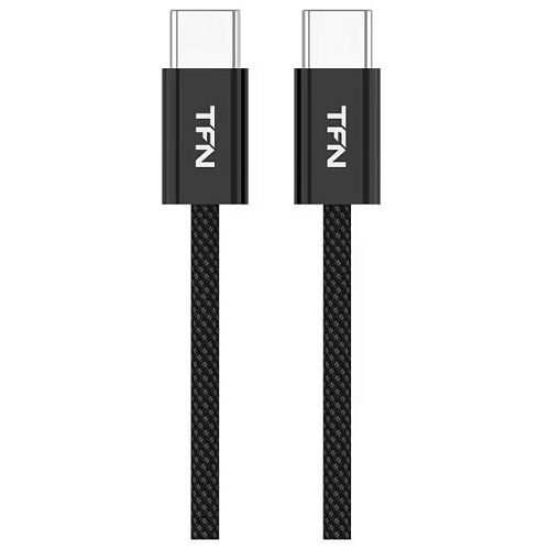 Кабель Type C - Type C 1.2m TFN TFN-C-IP-CC12M-BK 60W черный
