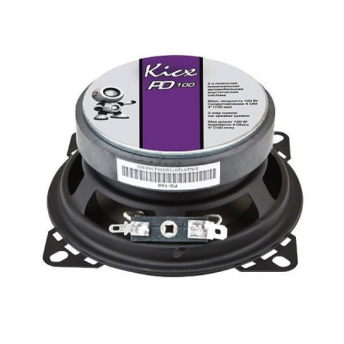 Колонки автомобильные Kicx PD 100 100Вт 10см двухполосные
