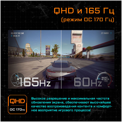 Монитор 27" Gigabyte M27Q IPS 2560x1440 0.5ms HDMI, DisplayPort