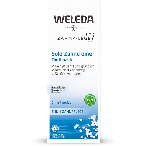 Weleda Зубная паста Солевая, мята, 75 мл.
