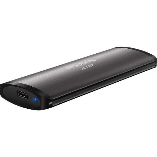 Внешний SSD-накопитель 1Tb A-DATA SE760 ASE760-1TU32G2-CTI (SSD) USB 3.1 Type C черный