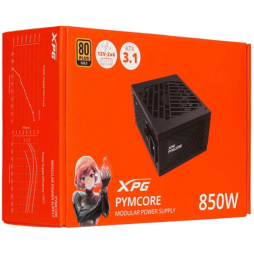 Блок питания 850W XPG PYMCORE (PYMCORE850G-BKCEU)