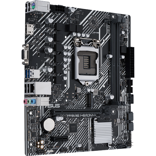 Материнская плата ASUS Prime H510M-K H510 Socket-1200 2xDDR4, 4xSATA3, 1xM.2, 1xPCI-E16x, 2xUSB3.2, D-Sub, HDMI, Glan, mATX