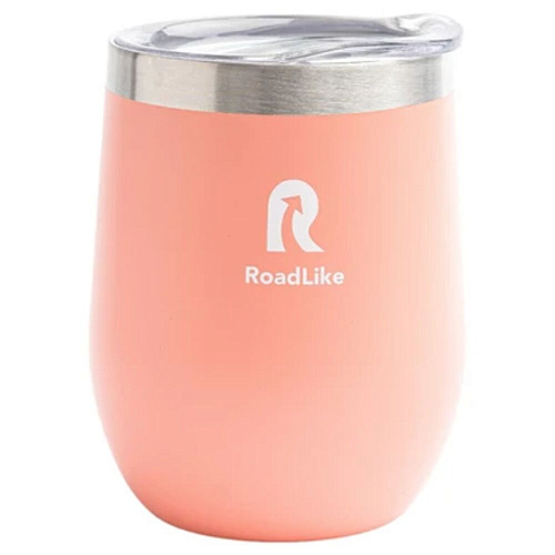 RoadLike Термокружка Mug, коралл, 0,35 л.
