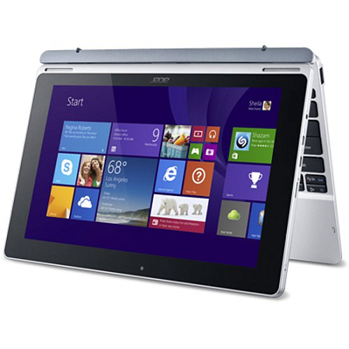 Планшет Acer Aspire Switch 10 64Gb Z3735F Silver Intel Z3735F/2Gb/64Gb/10.1"/WiFi/BT/Win8.1Bing 