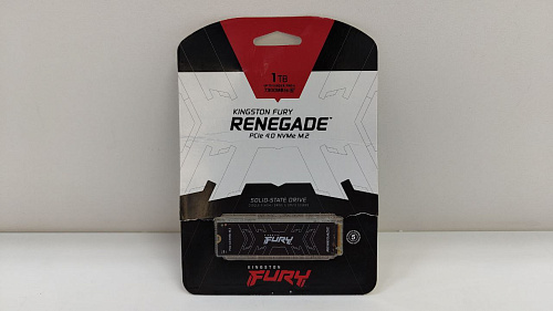 Внутренний SSD-накопитель 1000Gb Kingston Fury Renegade SFYRS/1000G M.2 2280 PCIe NVMe 4.0 x4 УЦЕНКА